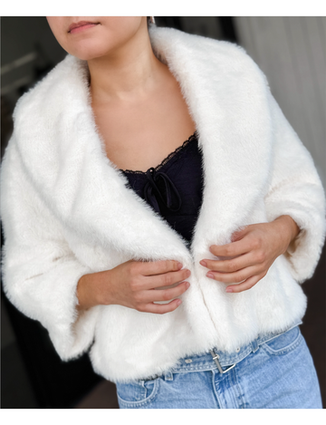 Hestia Coat, Cream