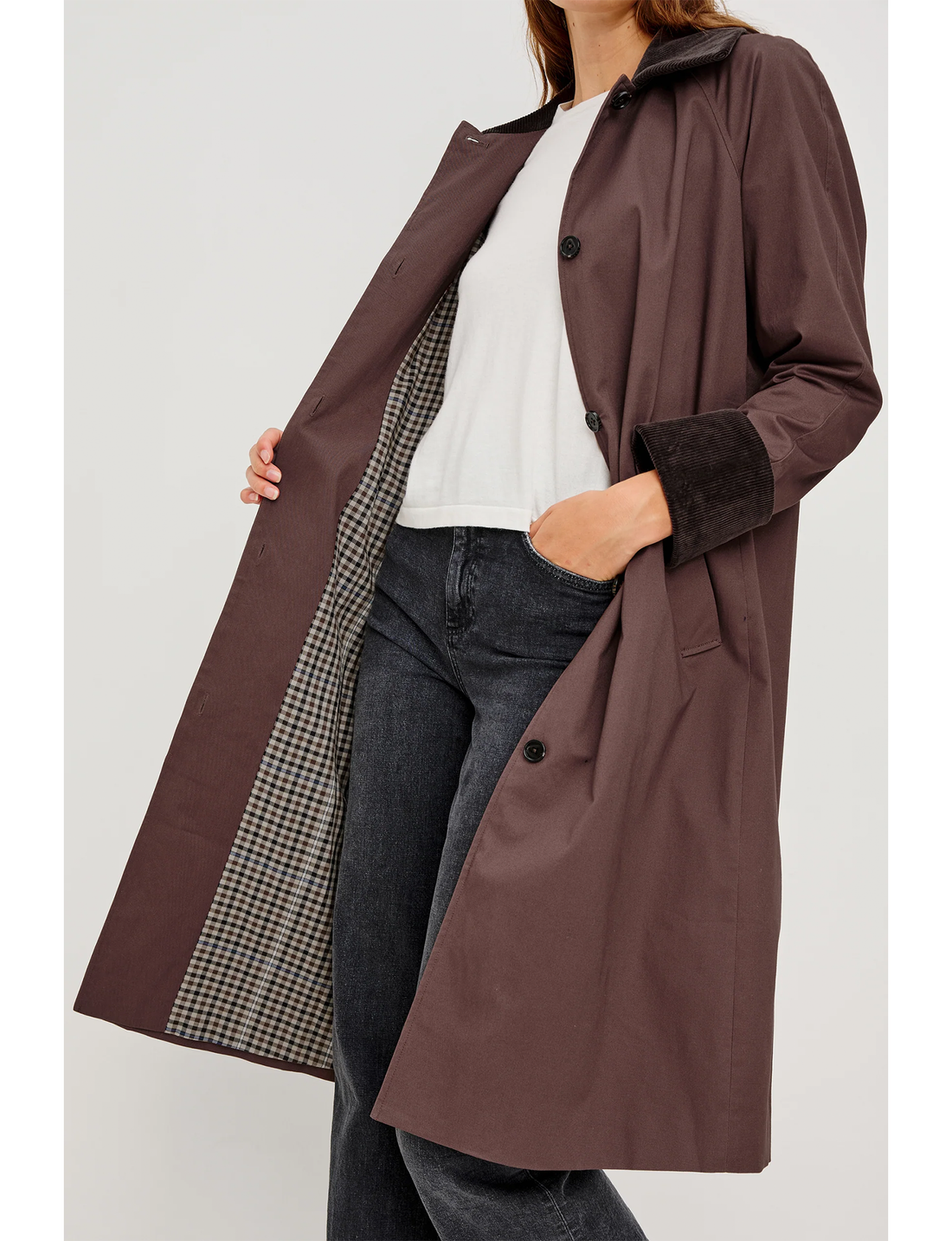 Levy Coat, Raisin