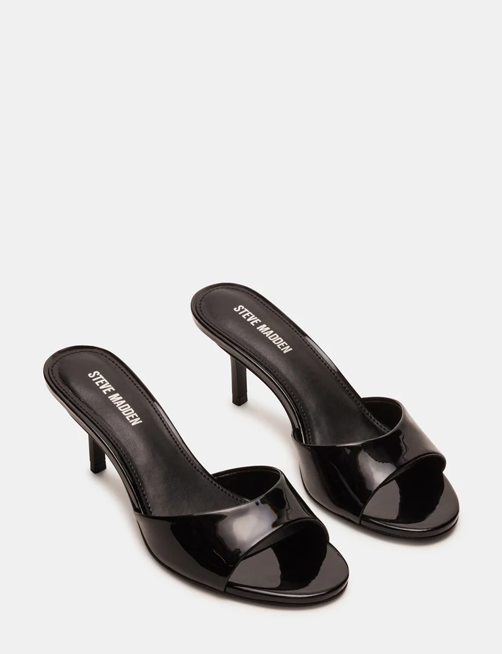 Kendrix Heel, Black Leather