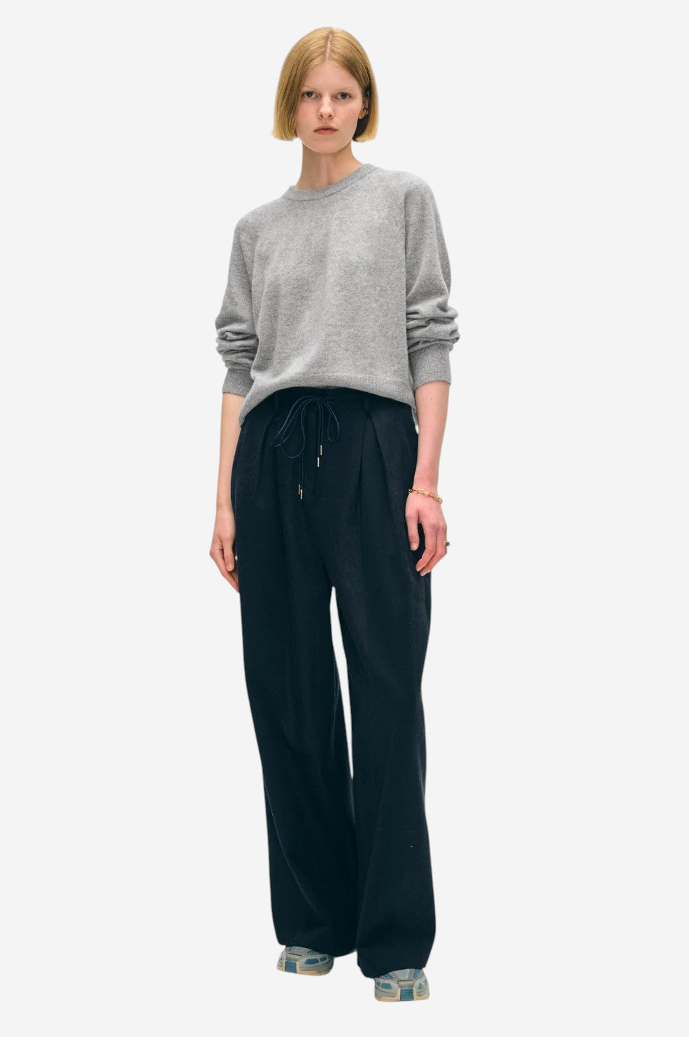 Cashmere Easy Sweatshirt - Grey Heather
