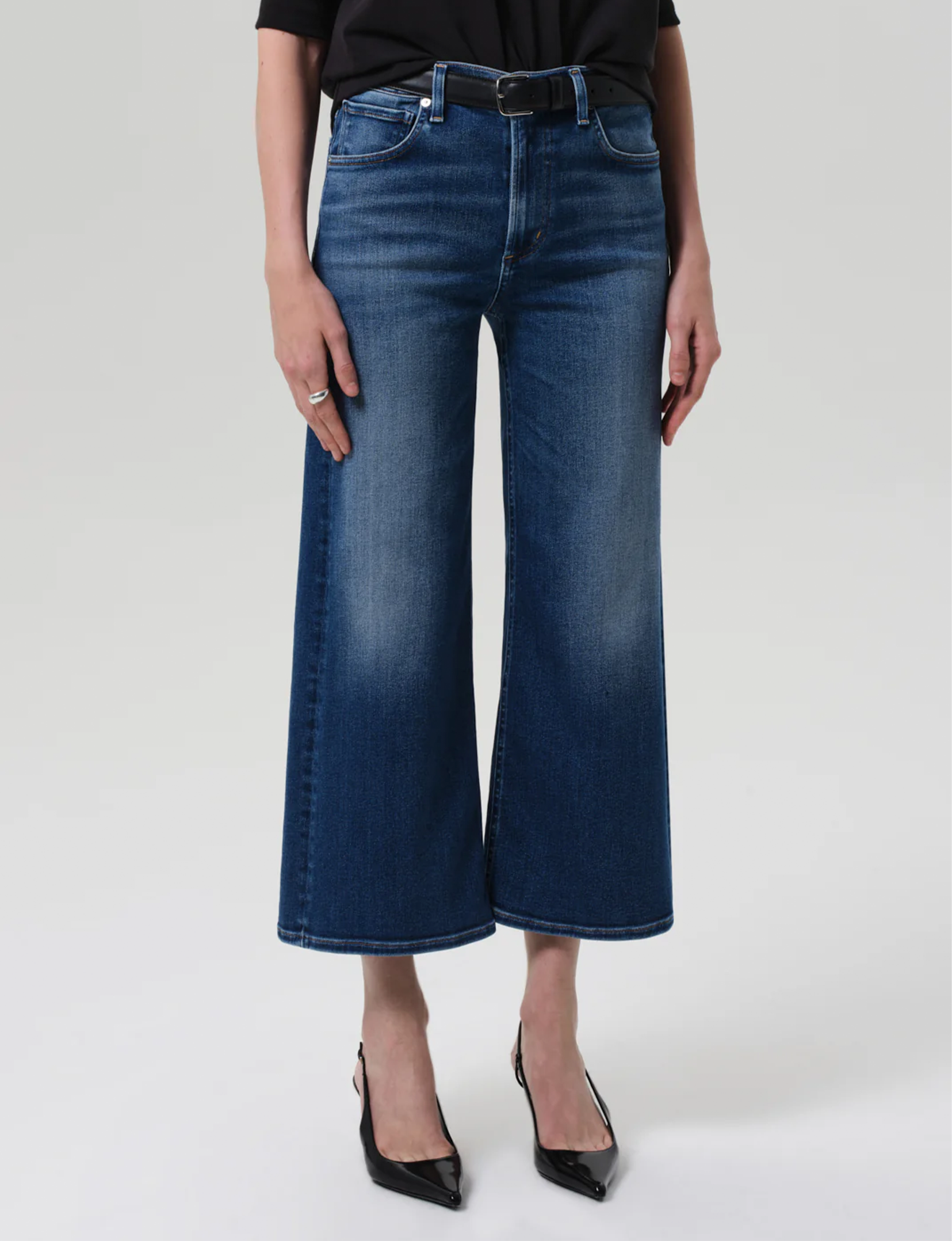 Lyra Cropped Wide Leg, Augusta