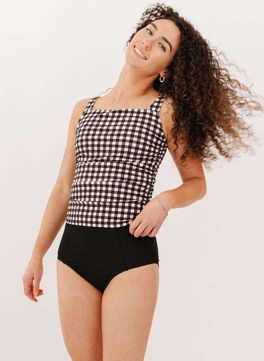 Black High-Waist Bottoms