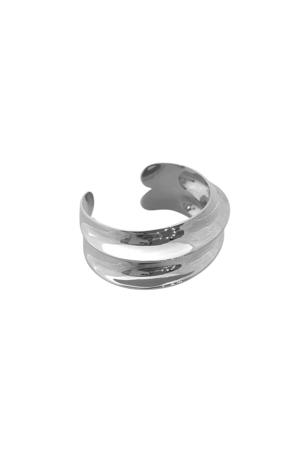 Tiered Luxe Cuff - Silver