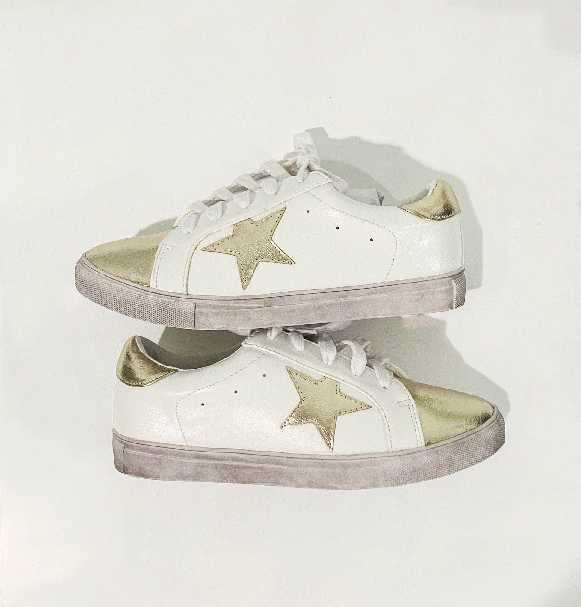 Asteri Star Gold Metallic Sneaker