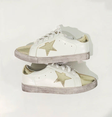 Asteri Star Gold Metallic Sneaker
