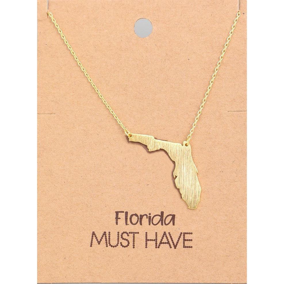 Florida State Pendant Necklace