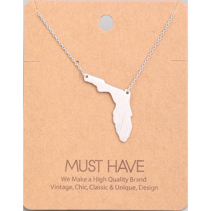 Florida State Pendant Necklace