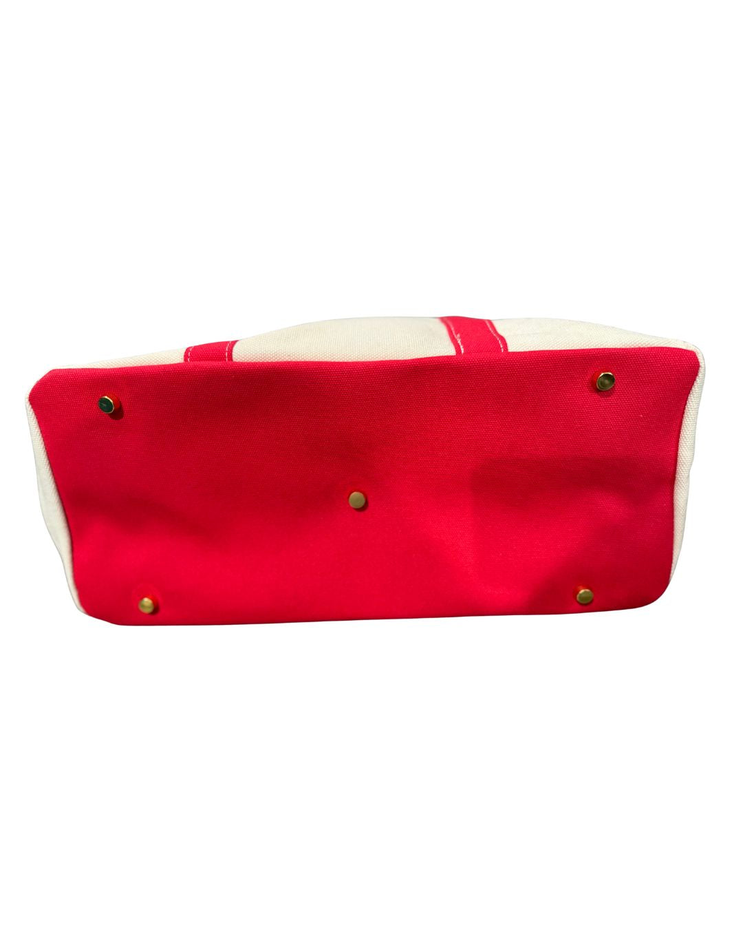 Boatkin Custom Canvas Contrast Red Trim Tote Bag