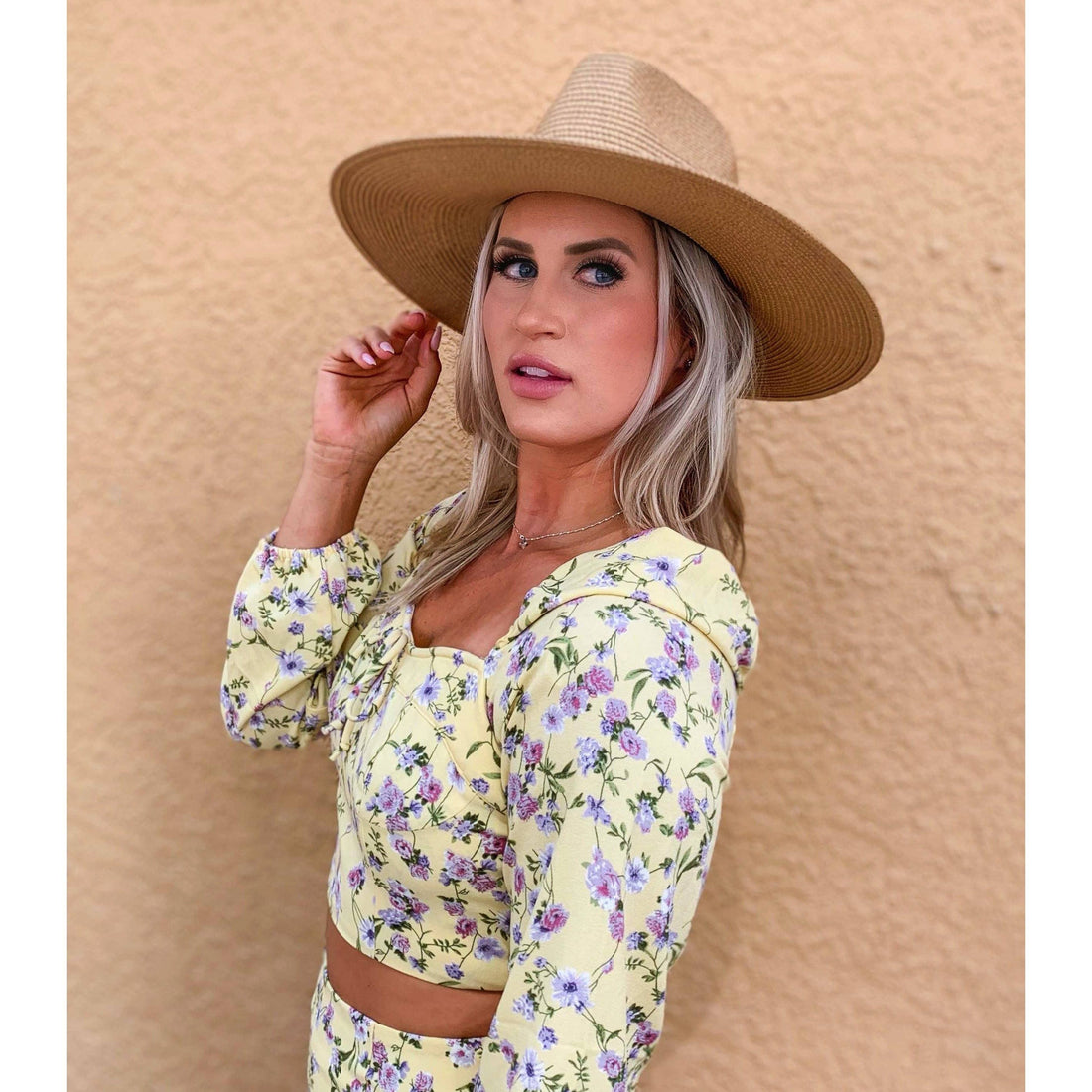 Helios Braided Tassel Straw Hat- Tan