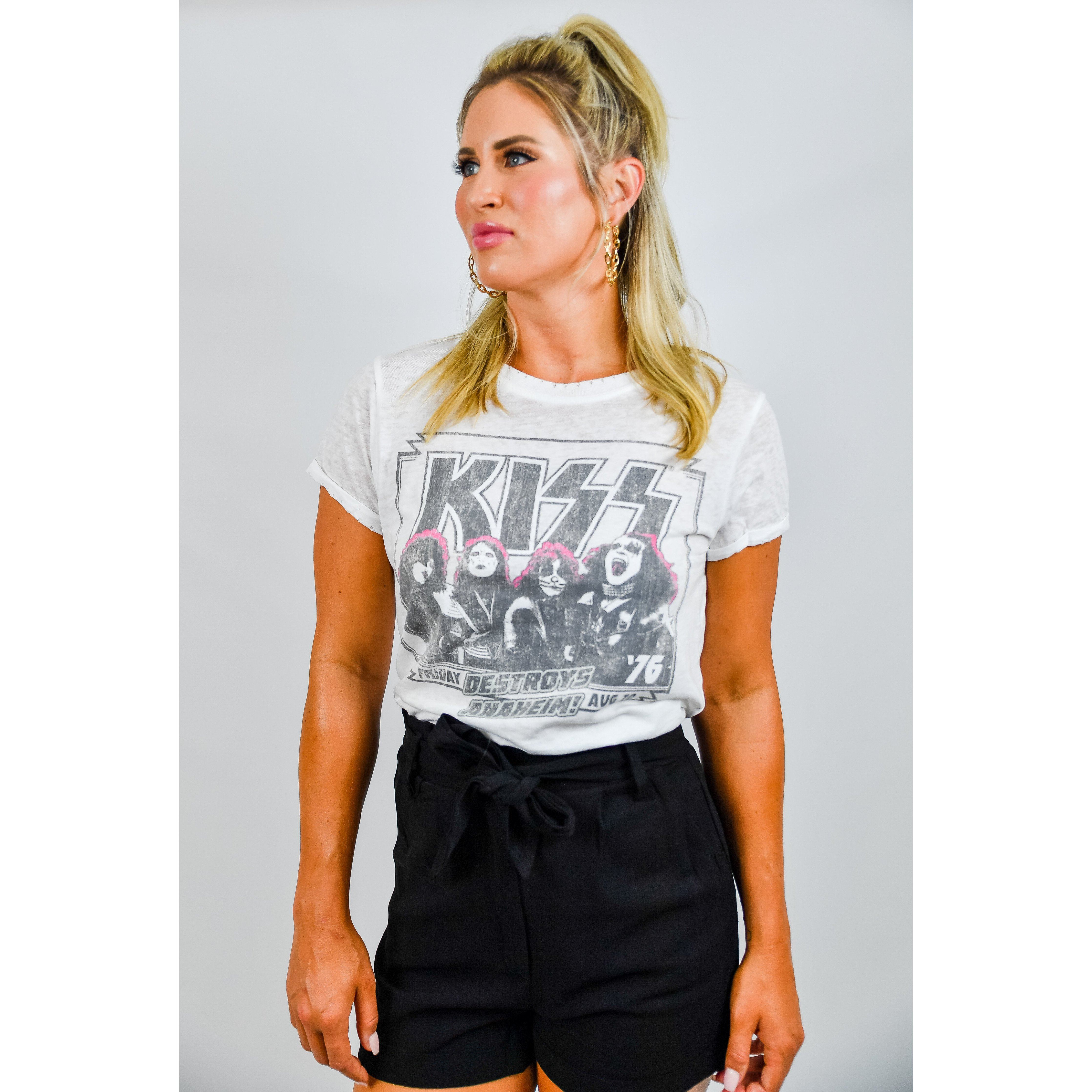 Kiss Graphic Band Tee