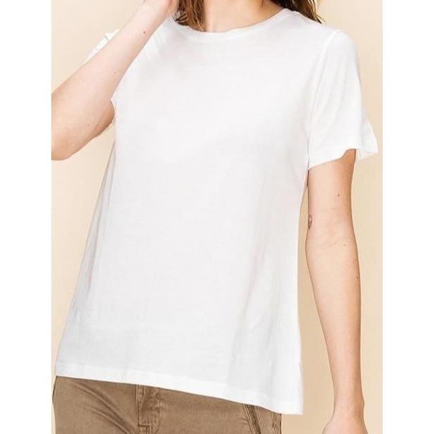 Not So Basic Crewneck Short Sleeve T-Shirt