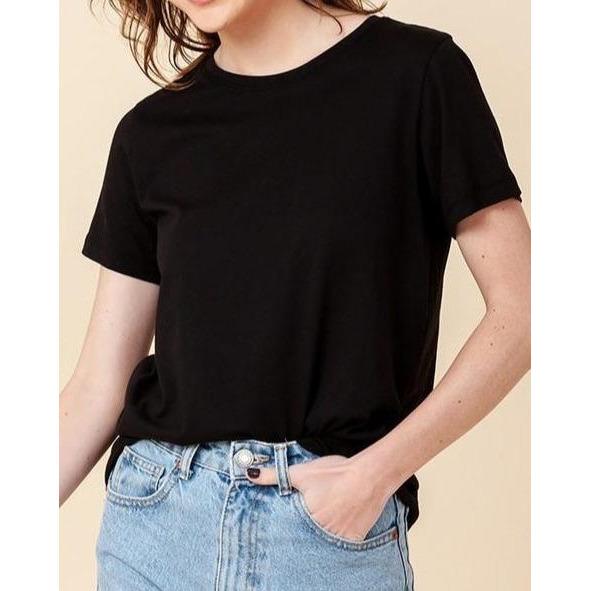 Not So Basic Crewneck Short Sleeve T-Shirt