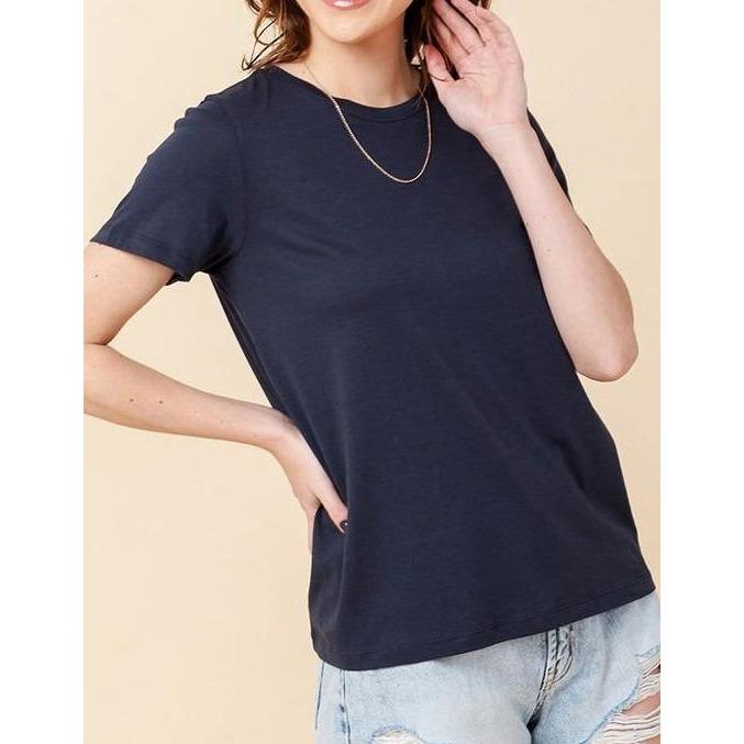 Not So Basic Crewneck Short Sleeve T-Shirt