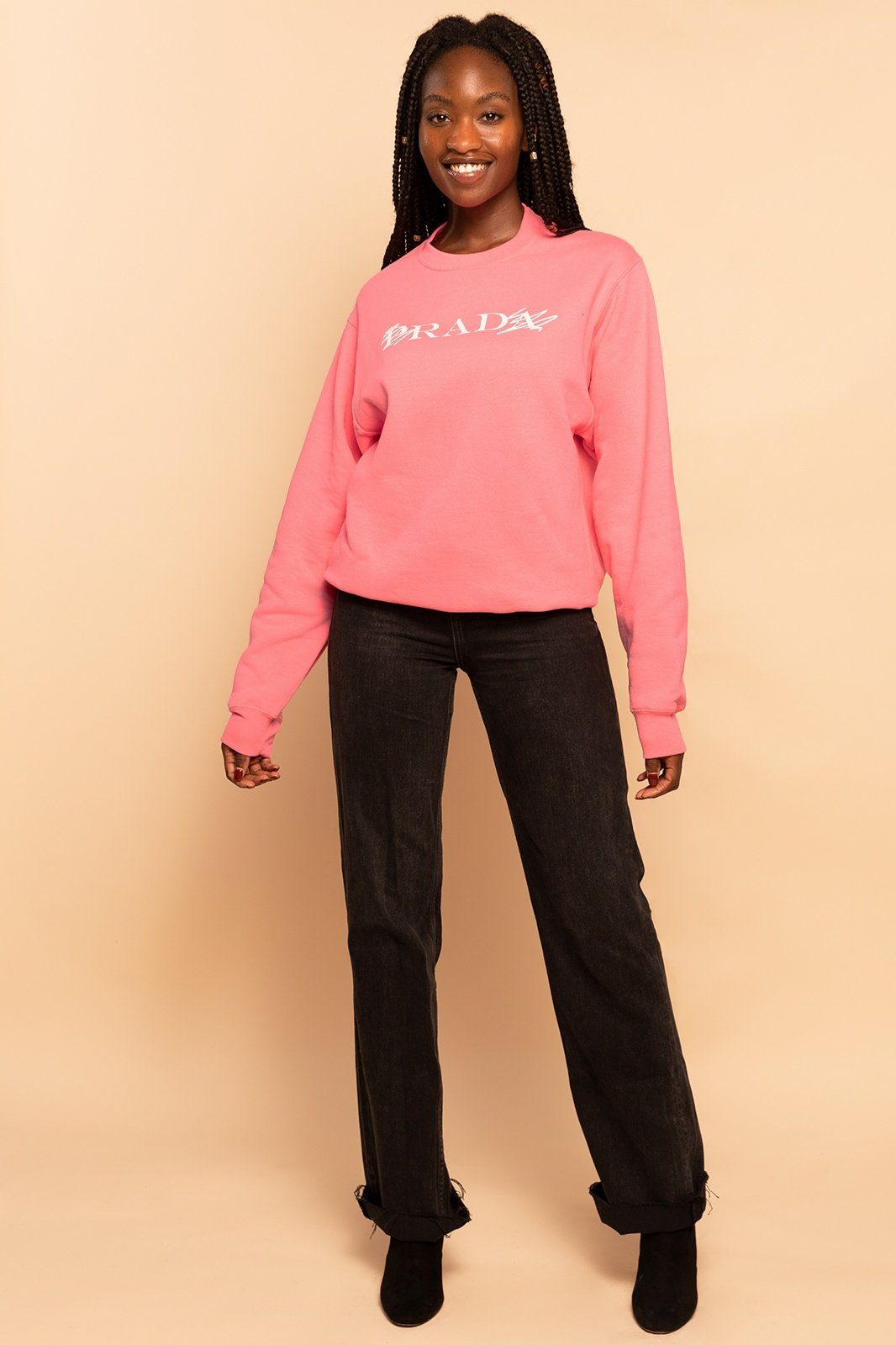Rad Sweatshirt Hot Pink