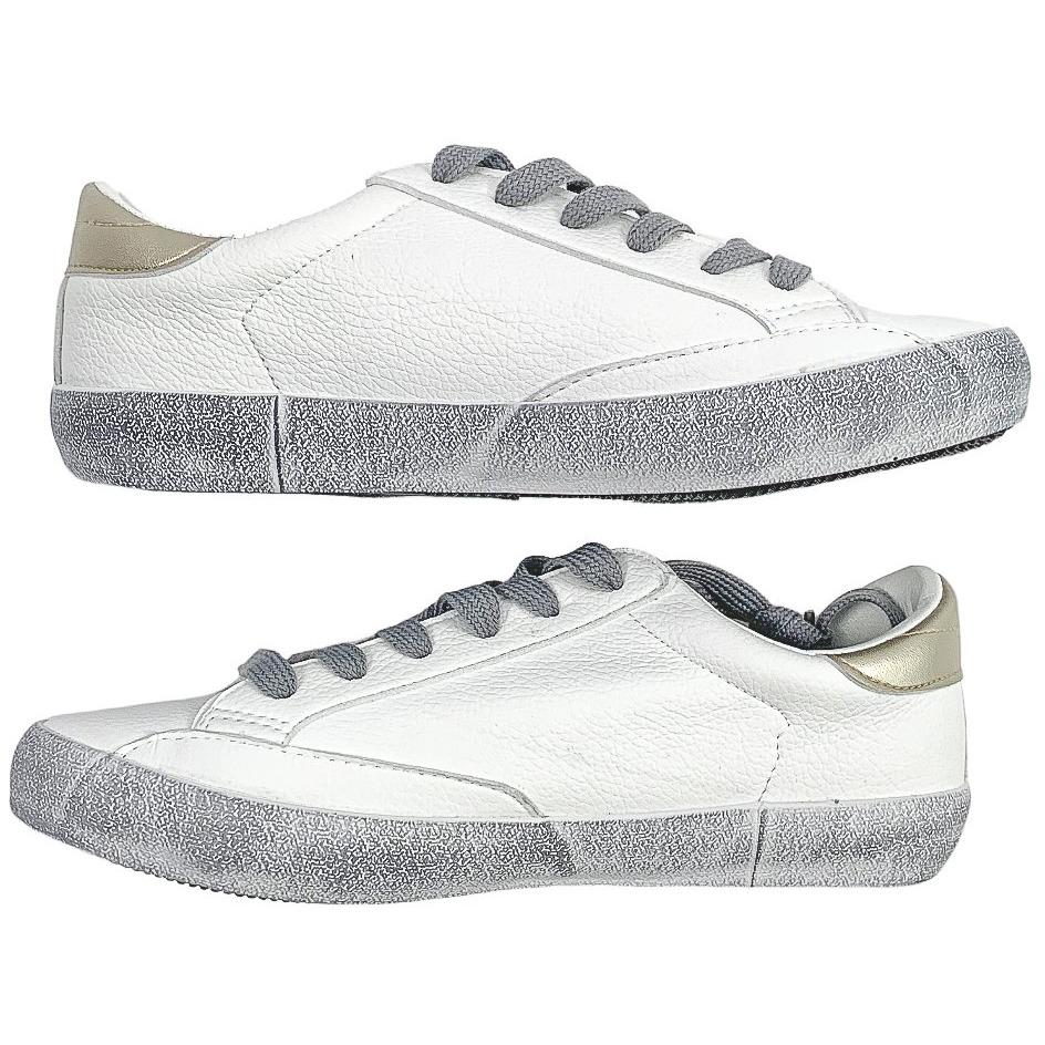 Thea Gold Glitter Sequin Star Sneakers
